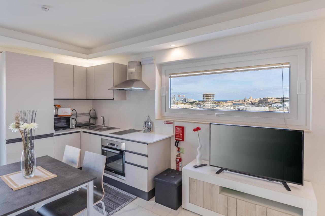 Terrace View-Stylish Two Bedrooms Fully Ac-Wifi Penthouse Msida Extérieur photo
