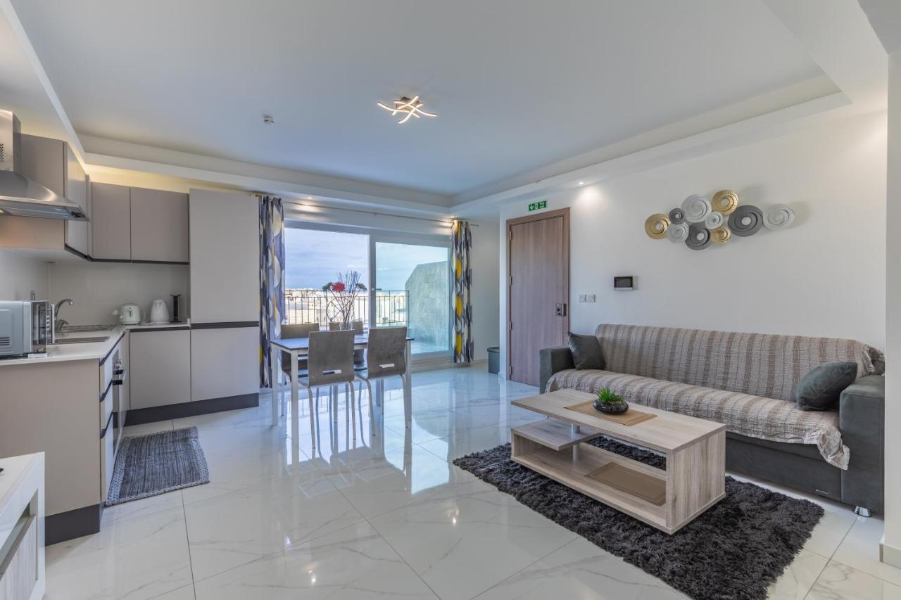 Terrace View-Stylish Two Bedrooms Fully Ac-Wifi Penthouse Msida Extérieur photo