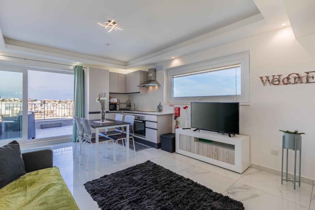 Terrace View-Stylish Two Bedrooms Fully Ac-Wifi Penthouse Msida Extérieur photo
